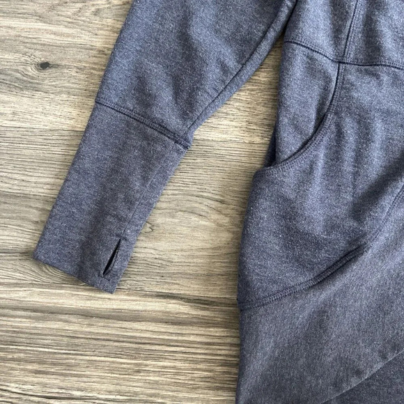 Eddie Bauer Fleece Camp Long Sleeve Cardigan Sweater Blue Size Small - Picture 3 of 6